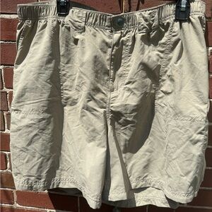 Columbia Tan Cargo Shorts Relaxed Fit